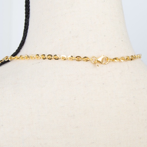 Oval knife edge rolo link gold over bronze 20” chain necklace Bronzo Italia - Picture 5 of 9